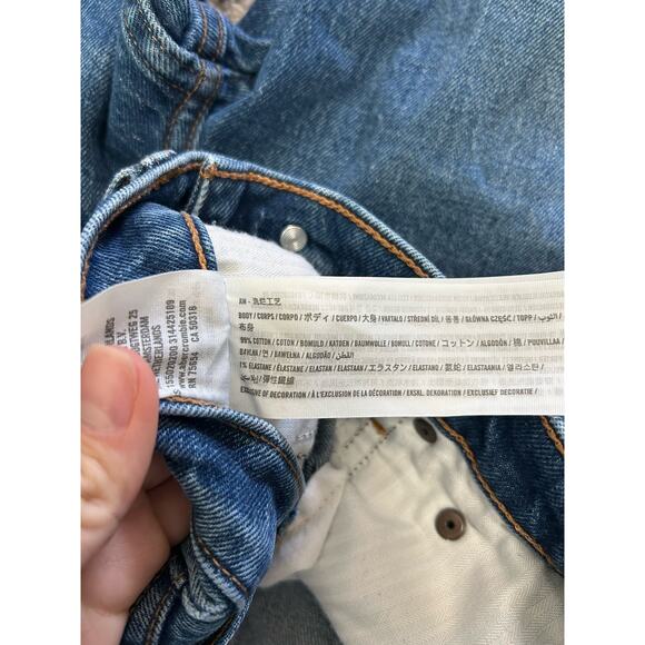 Abercrombie And Fitch Women’s The Kick Flare Ultra High Rise Denim Jeans 26/2S - Picture 5 of 6